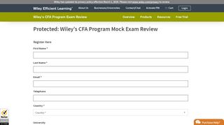 
                            9. December 2018 Level I CFA Mock Exam - Wiley CFA