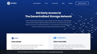 
                            1. Decentralized Cloud Storage — Storj