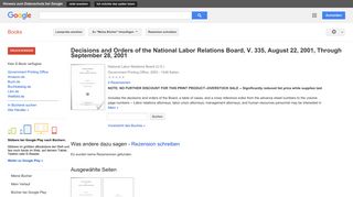 
                            9. Decisions and Orders of the National Labor Relations Board, V. 335, ...