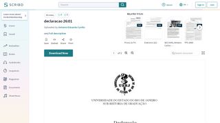 
                            12. declaracao 26:01 - Scribd