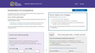 
                            4. Declaration of compliance | The Pensions Regulator