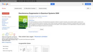 
                            8. Decoherence Suppression in Quantum Systems 2008