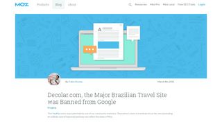 
                            8. Decolar.com, the Major Brazilian Travel Site was Banned from Google ...