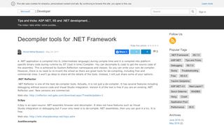 
                            13. Decompiler tools for .NET Framework – Tips and tricks: ASP.NET, IIS ...