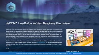 
                            11. deCONZ: Hue-Bridge auf dem Raspberry Pi emulieren | coldcorner.de