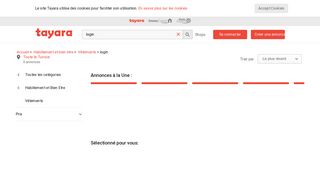
                            10. Découvrez annonces pour login Vêtements - Tayara
