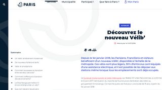 
                            6. Découvrez le nouveau Vélib' – Paris.fr