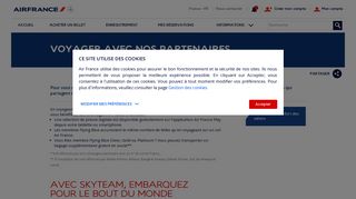 
                            9. Découvrez plus de destinations avec nos partenaires - Air France