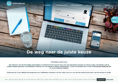 
                            4. DeDecaan.net | Aan de slag met profiel-en studiekeuze