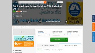 
                            11. Dedicated Healthcare Services TPA India Pvt Ltd, Race Course ...