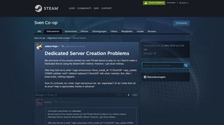 
                            1. Dedicated Server Creation Problems :: Sven Co-op Allgemeine ...