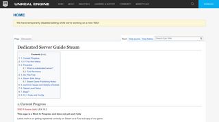 
                            5. Dedicated Server Guide Steam - Epic Wiki - Unreal Engine Wiki