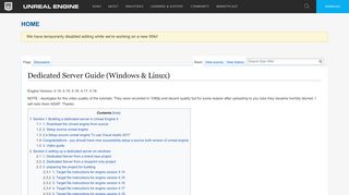 
                            4. Dedicated Server Guide (Windows & Linux) - Unreal Engine Wiki