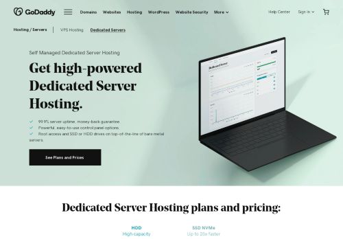 
                            3. Dedicated Server Hosting | Get Your Own Server - GoDaddy