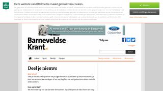 
                            11. Deel je nieuws | Barneveldse Krant