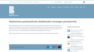 
                            11. Deelnemers pensioenfonds detailhandel ontvangen pensioeninfo ...