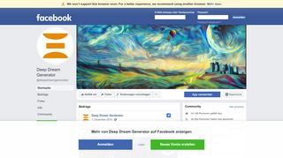 
                            11. Deep Dream Generator - Startseite | Facebook
