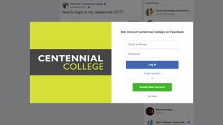 
                            7. Deep Gill - how to login in my centennial id??? | Facebook