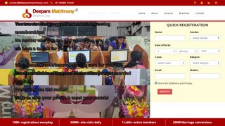 
                            10. Deepam Matrimony, Matrimonial services in Chennai, Free Matrimony ...