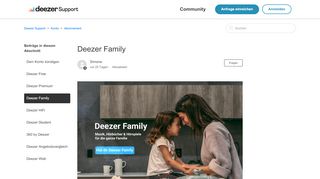 
                            1. Deezer Family – Deezer Support