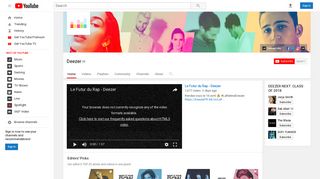 
                            7. Deezer - YouTube