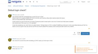 
                            2. Default login check? | Netgate Forum