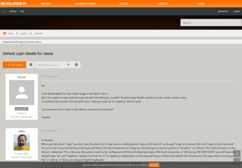 
                            12. Default Login details for Jessie - Revolution Pi Forum - Kunbus