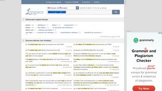 
                            12. default login user - Traduction française – Linguee