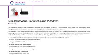 
                            7. Default Password - Login Setup and IP Address - Netgear Support