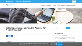 
                            5. default password, user und IP Adresse für Netgear WGR614 - QOTEC ...