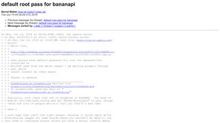 
                            11. default root pass for bananapi - FreeBSD mailing lists
