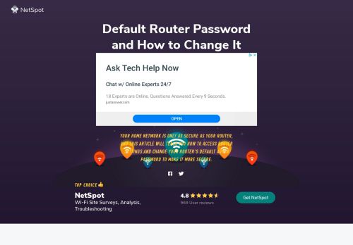 
                            9. Default Router Password List - 192.168.0.1 - NetSpot