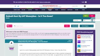 
                            11. Default Sent By 247 Moneybox - Is It Too Soon? - MoneySavingExpert ...