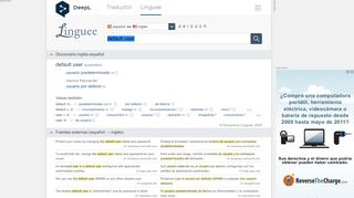 
                            10. default user - Traducción al español – Linguee