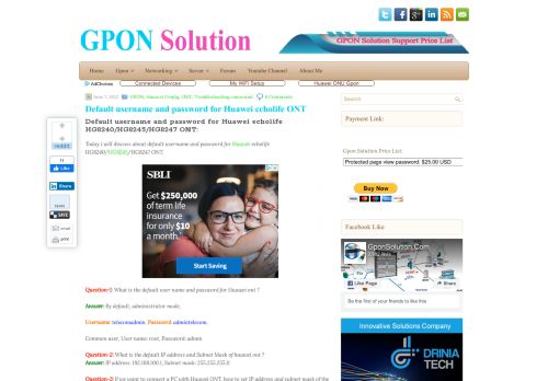 
                            6. Default username and password for Huawei echolife ONT | GPON ...