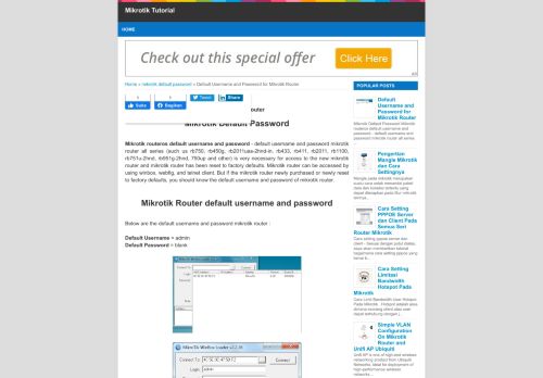 
                            12. Default Username and Password for Mikrotik Router | Mikrotik Tutorial