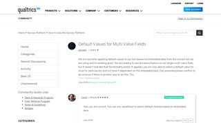 
                            9. Default Values for Multi Value Fields — Qualtrics Community