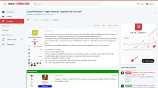 
                            6. Default Windows 7 logon screen to a specific user's account | Tom ...