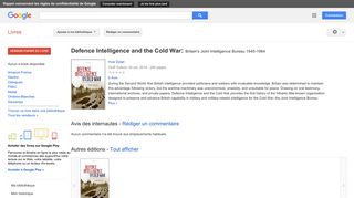 
                            10. Defence Intelligence and the Cold War: Britain's Joint Intelligence ...