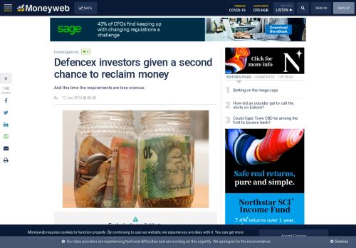 
                            4. Defencex investors given a second chance to reclaim money ...