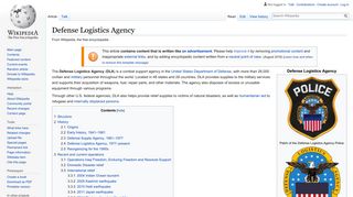 
                            6. Defense Logistics Agency - Wikipedia