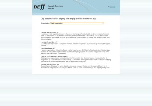 
                            9. Deff - Search Service - Journals - Statsbiblioteket