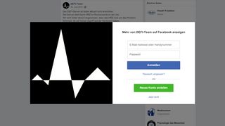 
                            8. DEFI-Team - Der DEFI-Server ist leider aktuell nicht... | Facebook