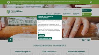 
                            7. Defined benefit transfers - Old Mutual Wealth