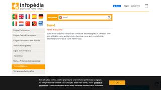 
                            11. Definição ou significado de timol no Dicionário Infopédia de Termos ...