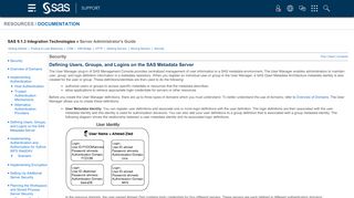 
                            4. Defining Users, Groups, and Logins on the SAS Metadata Server