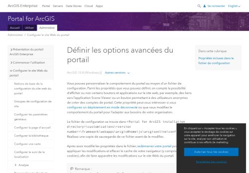 
                            6. Définir les options avancées du portail—Portal for ArcGIS (10.6 ...
