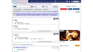 
                            7. Définition miche | Dictionnaire définition français | Reverso