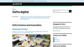 
                            8. Defra Science and Innovation - Defra digital