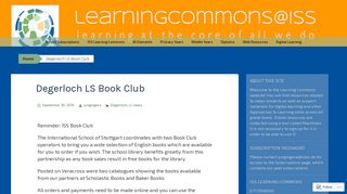 
                            7. Degerloch LS Book Club - ISS Learning Commons - WordPress.com